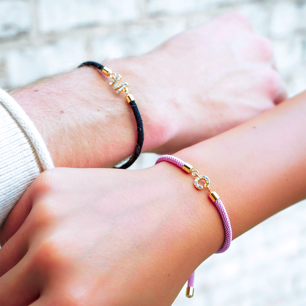 Adjustable Initial Bracelet