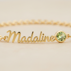 CLAIRE | CUSTOM BIRTHSTONE BRACELET