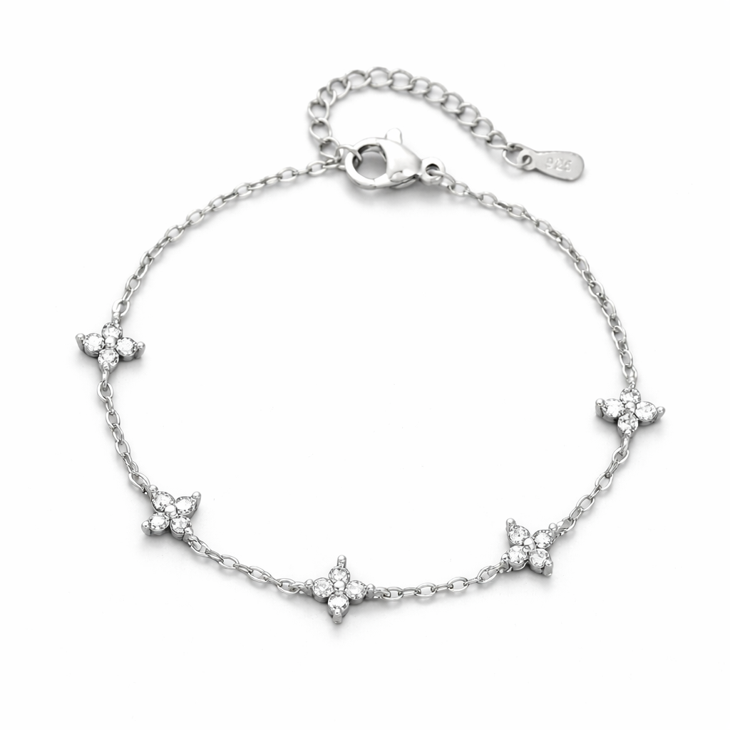 zircon star bracelet