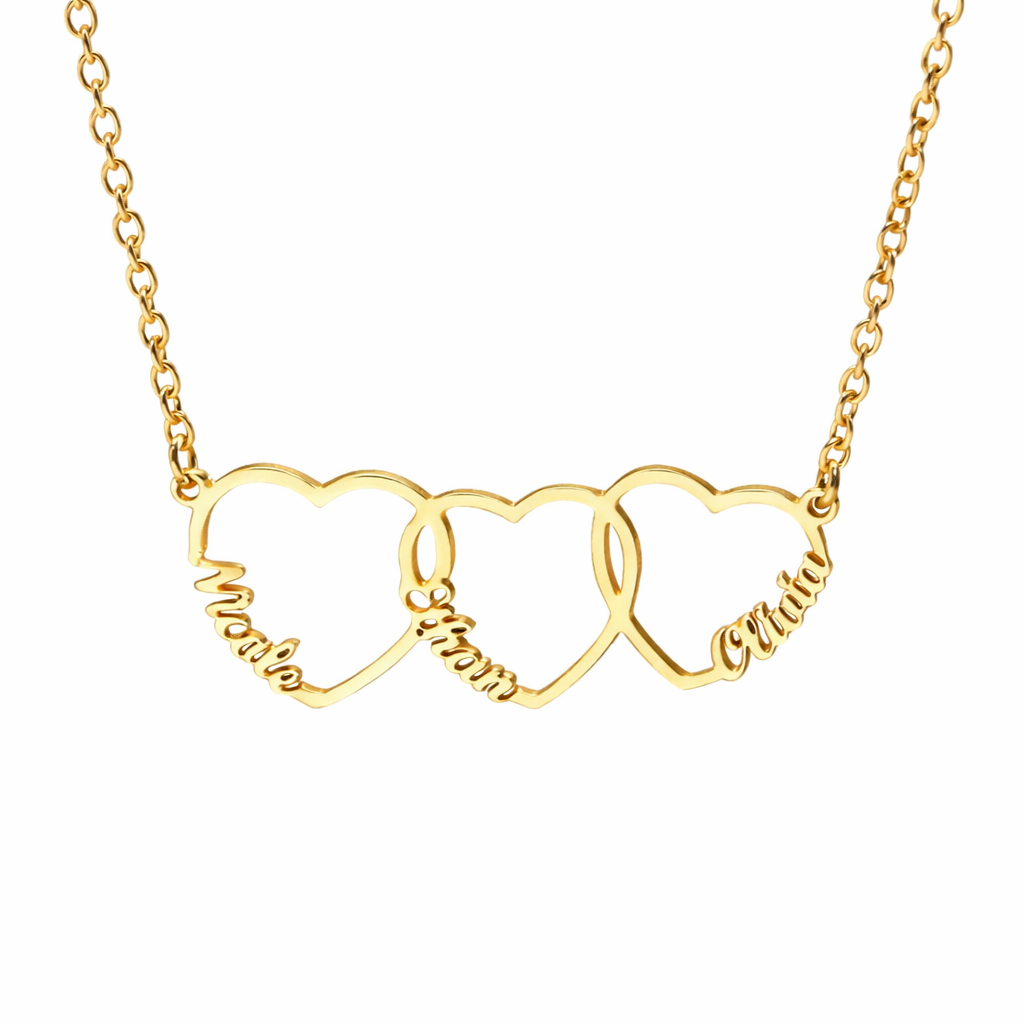 CUSTOM HEART NAME NECKLACE