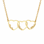 CUSTOM HEART NAME NECKLACE