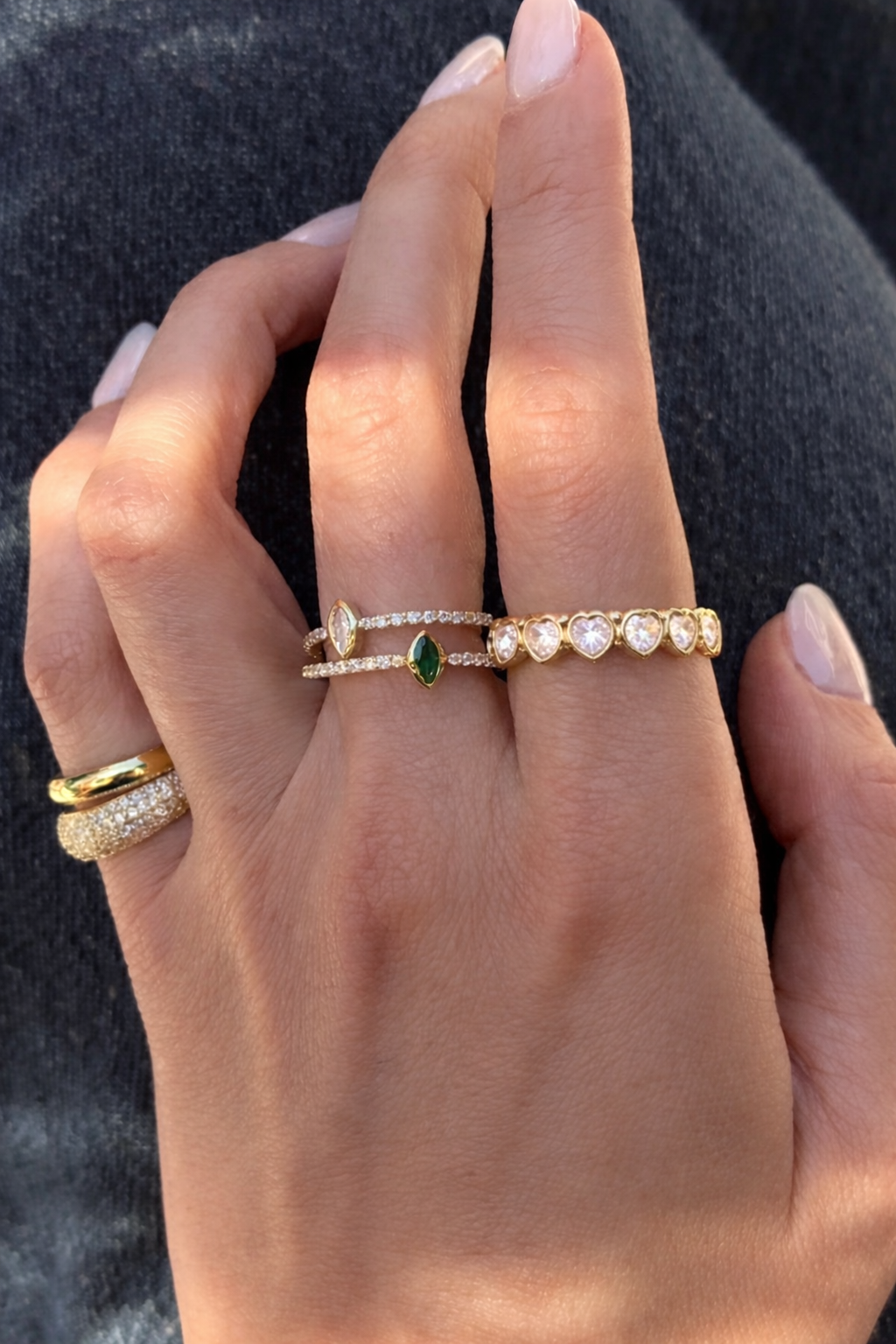 "BE MY GF" HEART RING