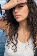 BUBBLE INITIAL NECKLACE