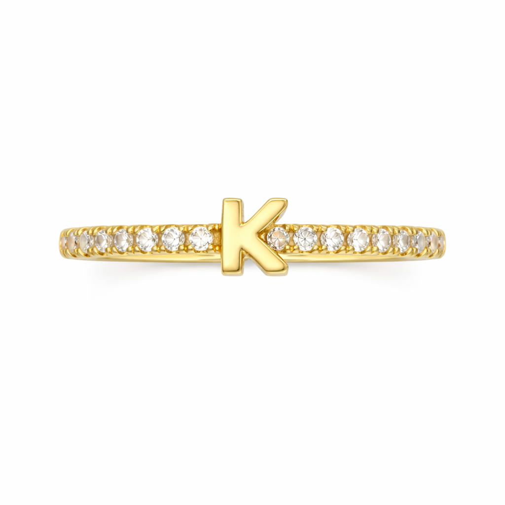 "CLAIRE MONTROSE'S CLASSIC" INITIAL RING