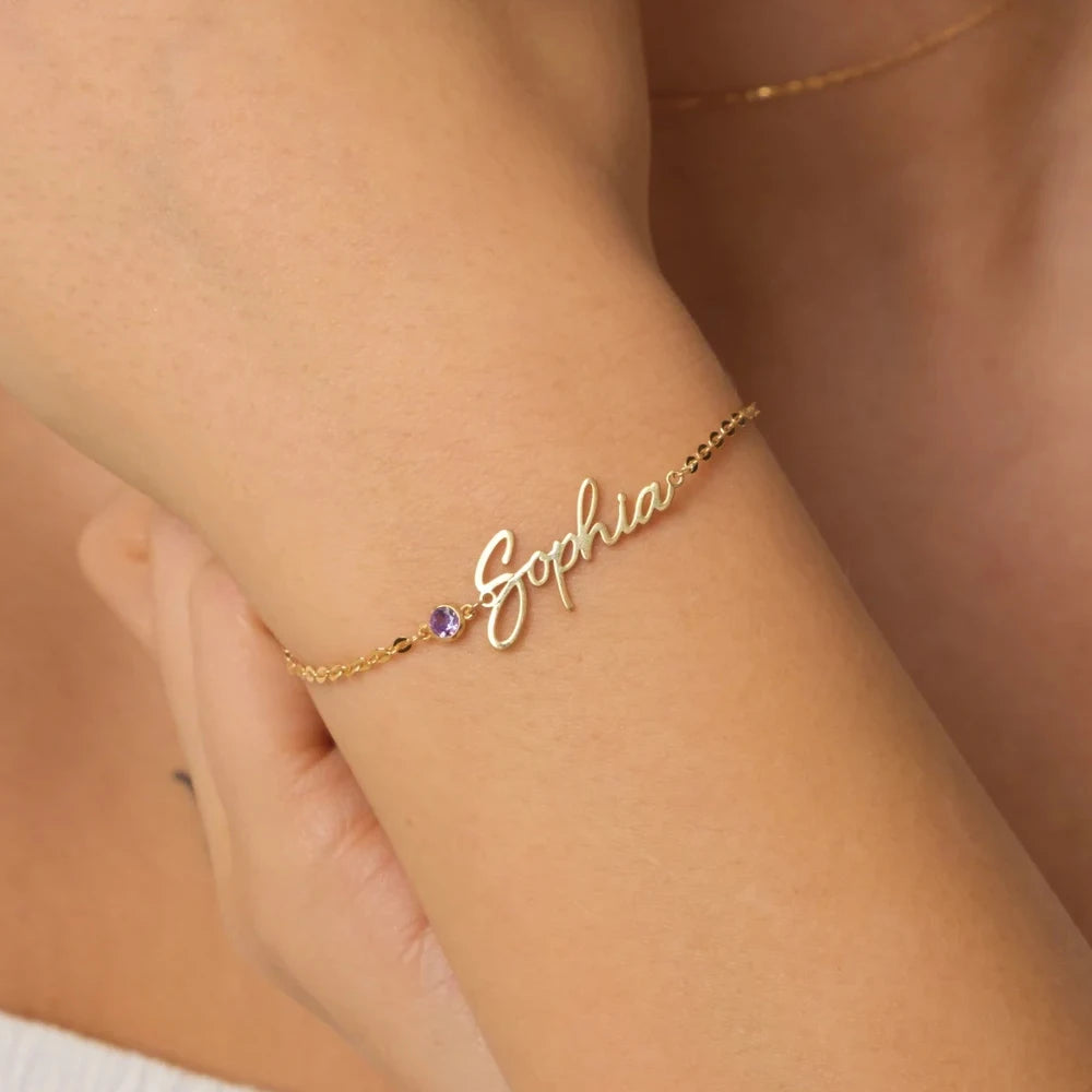 CLEMENTINE | CUSTOM BIRTHSTONE BRACELET
