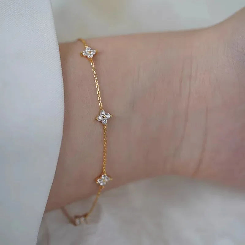 zircon star bracelet