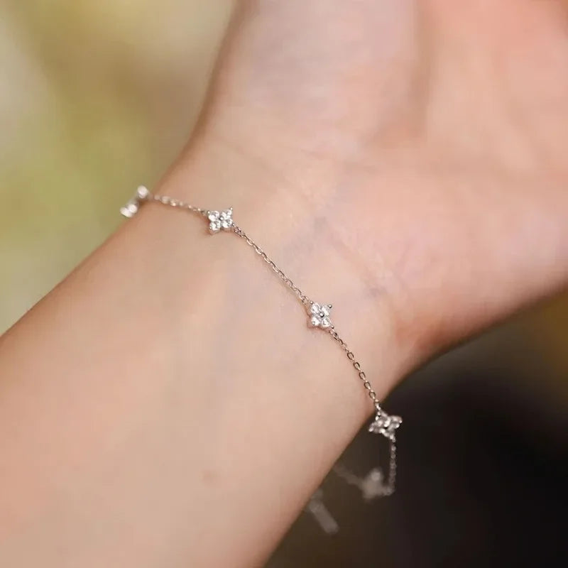 zircon star bracelet