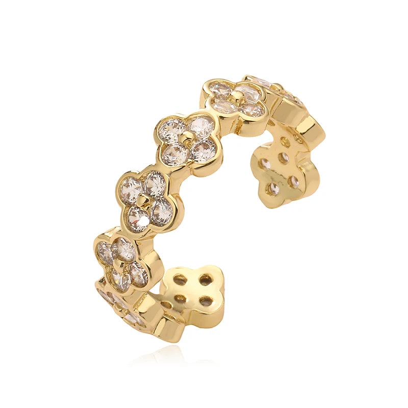 ZIRCONIA FLOWER RING