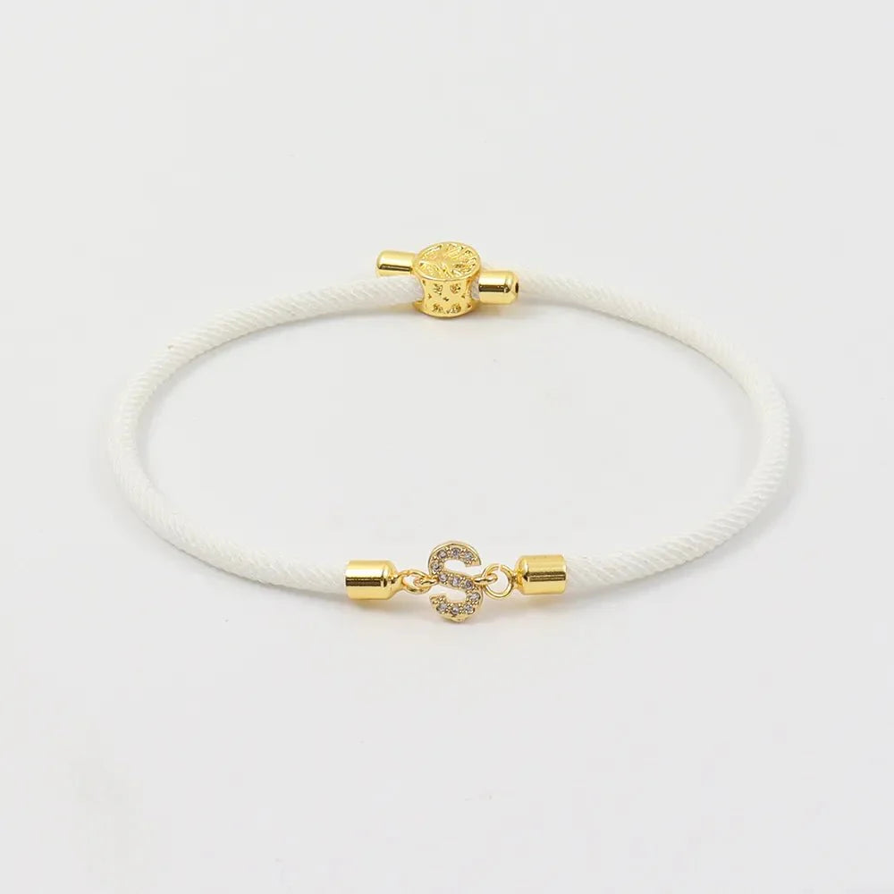 Adjustable Initial Bracelet