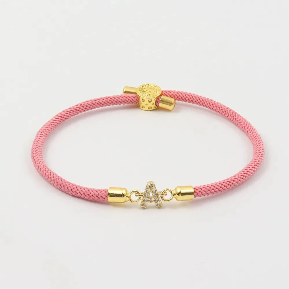 Adjustable Initial Bracelet