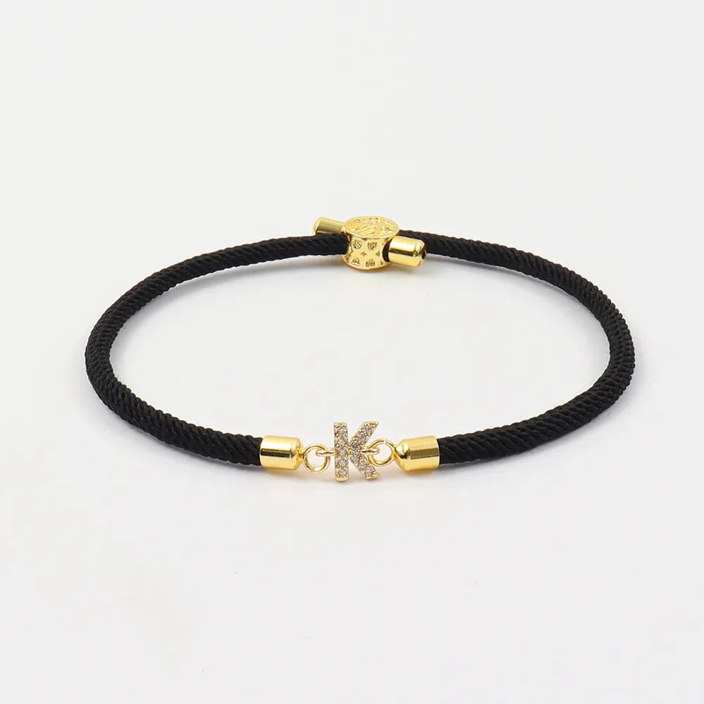Adjustable Initial Bracelet